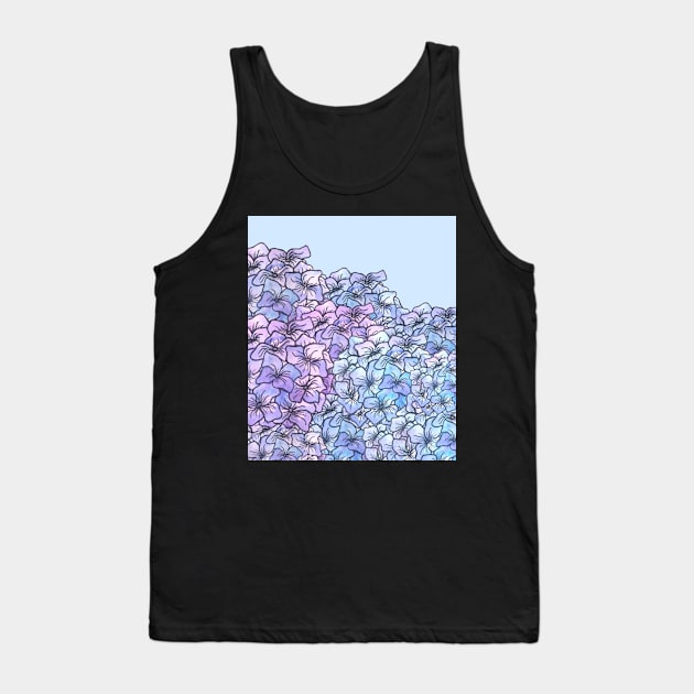 Hydrangeas Tank Top by Claireandrewss